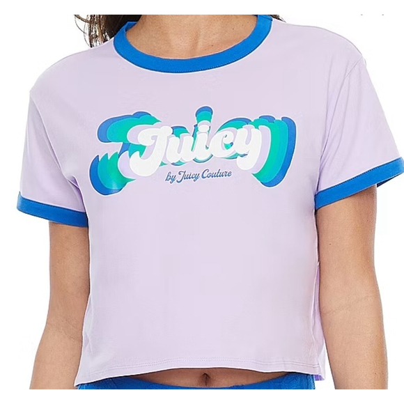 Juicy Couture Tops - Juicy By Juicy Couture Women's Crew Short Sleeve Tee XL NWT